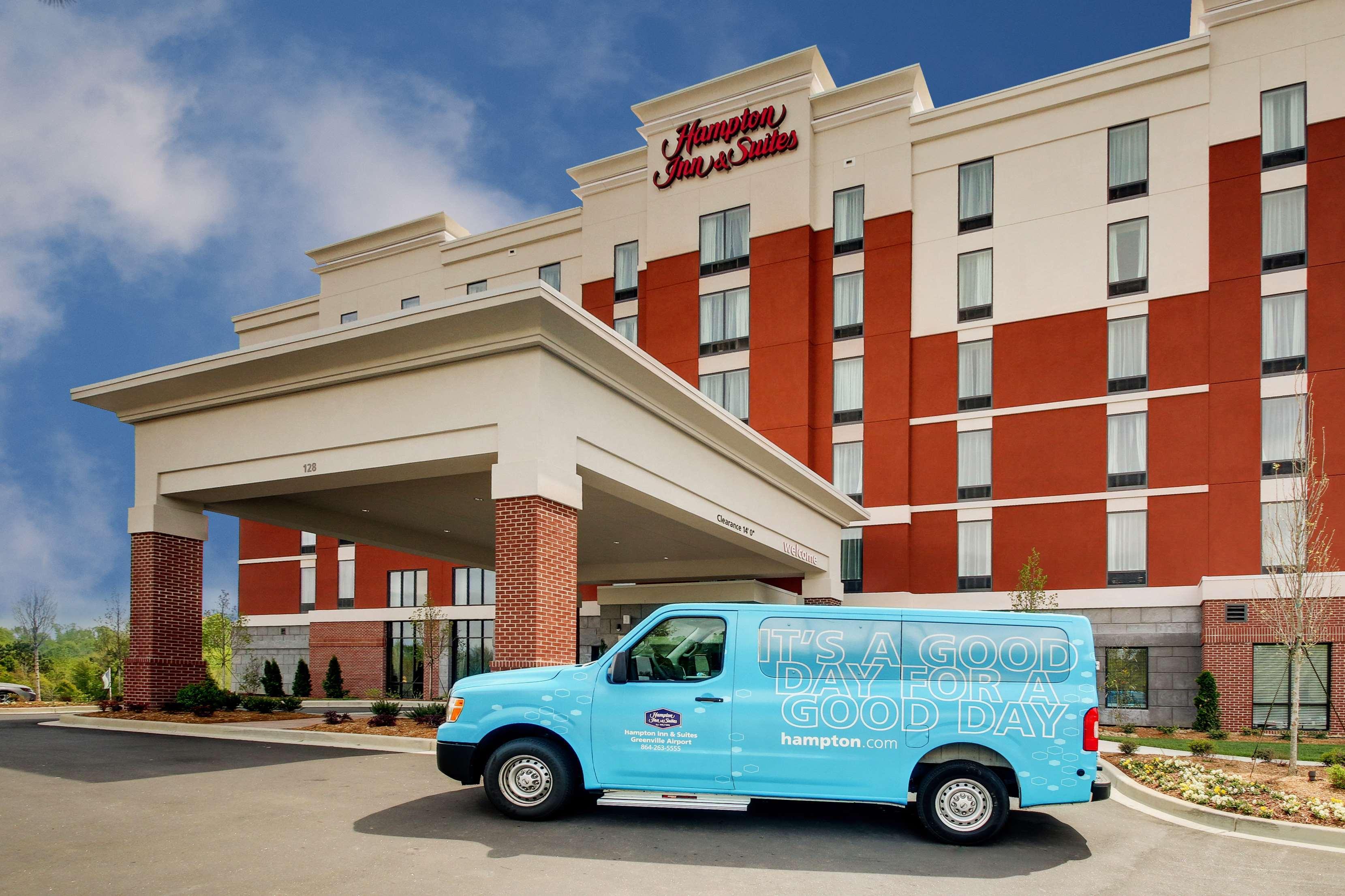 Hampton Inn & Suites Greenville Airport Exterior foto