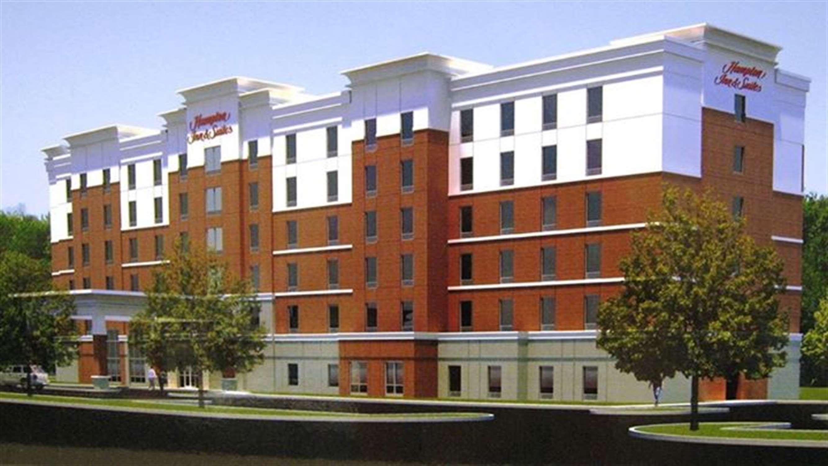 Hampton Inn & Suites Greenville Airport Exterior foto